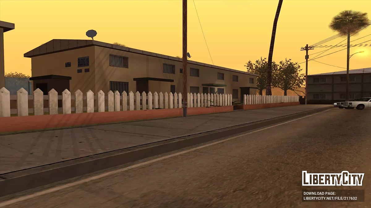 Новые дома в гетто Гантона / GTA San Andreas