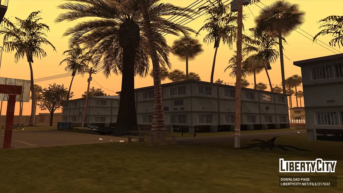 Новые дома в гетто Гантона / GTA San Andreas