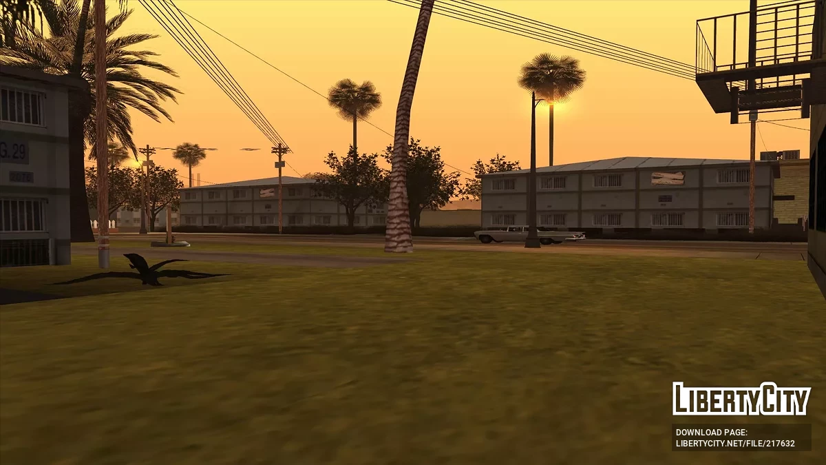 Новые дома в гетто Гантона / GTA San Andreas