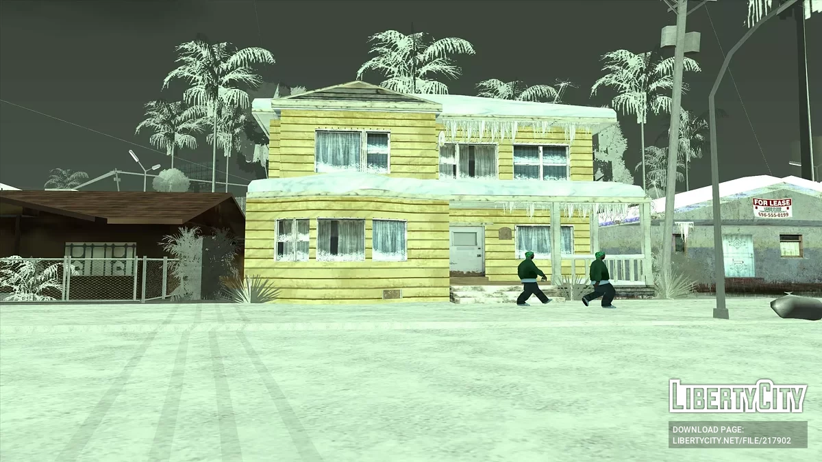 Пак зимних домов / GTA San Andreas