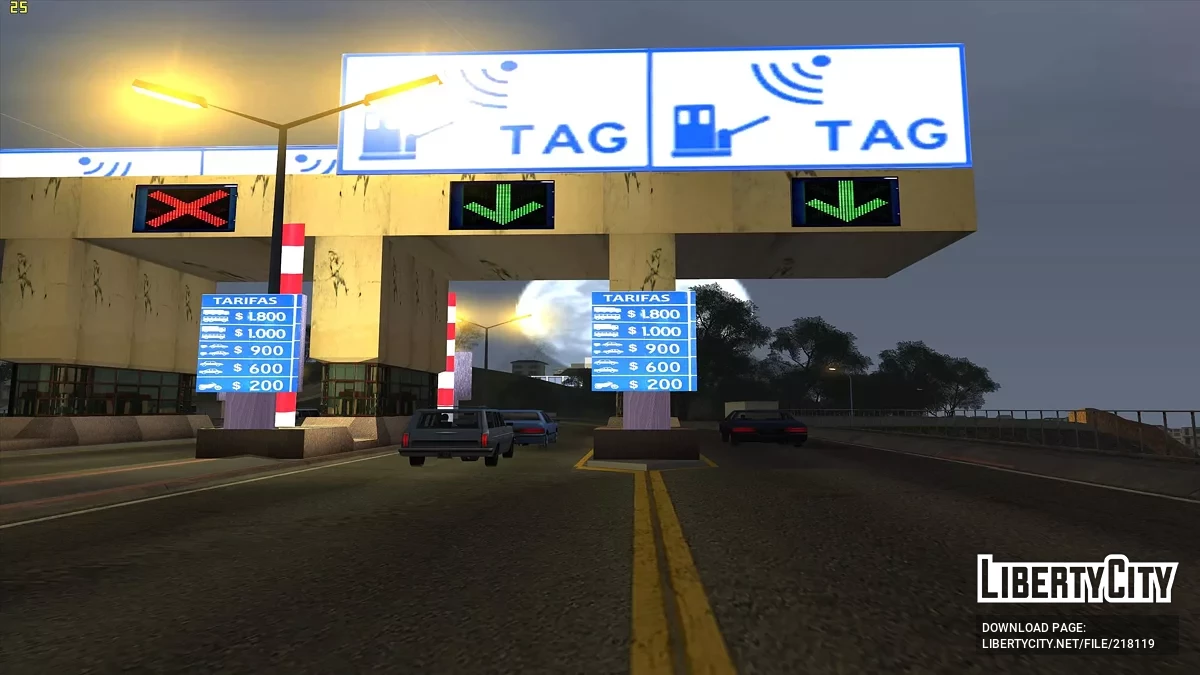 Платные посты на трассах / GTA San Andreas