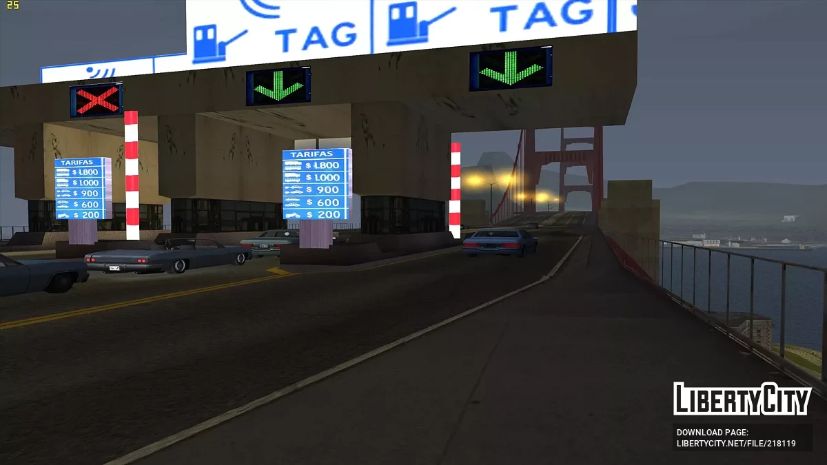 Платные посты на трассах / GTA San Andreas