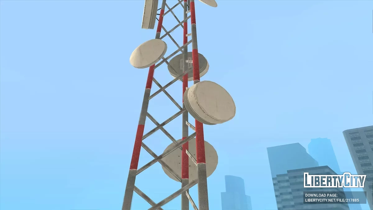 Радио вышка в HD / GTA San Andreas