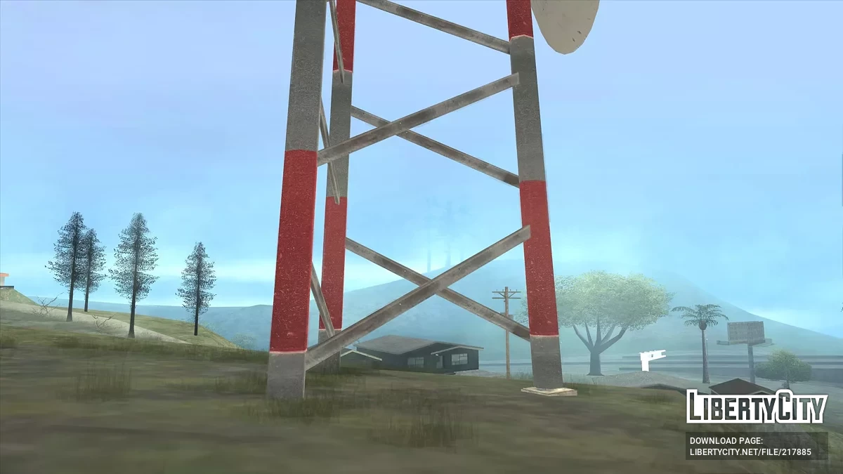 Радио вышка в HD / GTA San Andreas