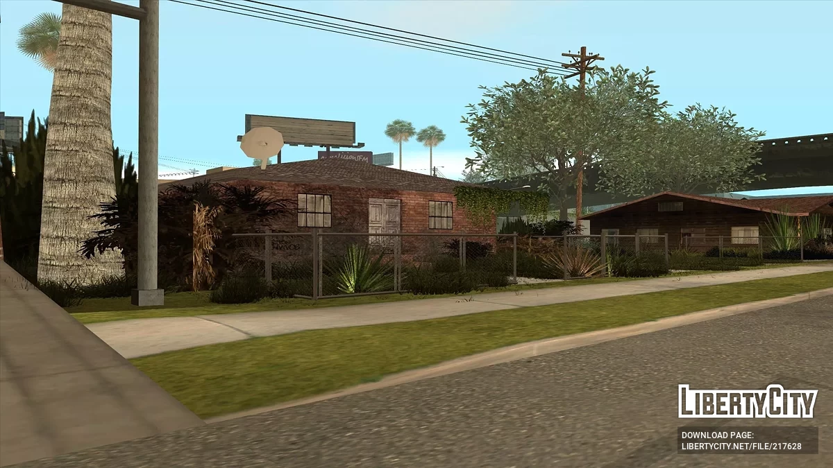 Заросший дом на Grove Street / GTA San Andreas