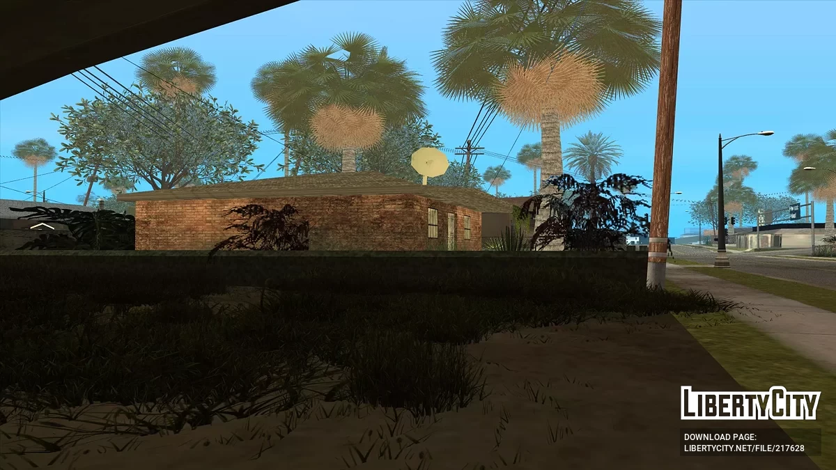 Заросший дом на Grove Street / GTA San Andreas