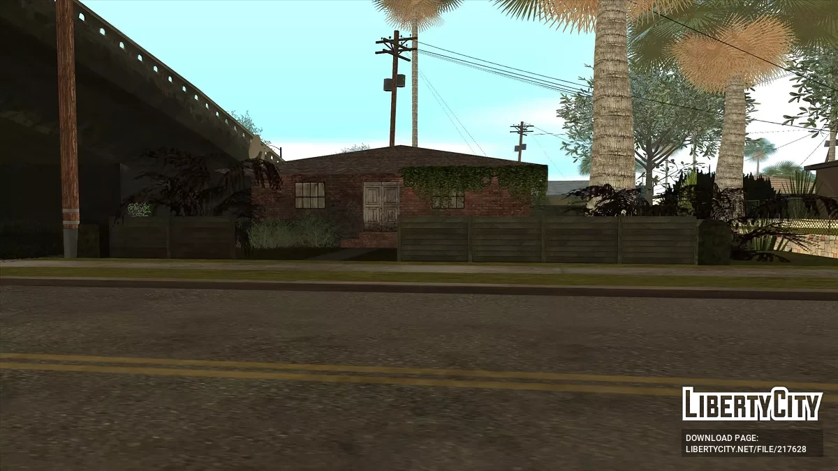 Заросший дом на Grove Street / GTA San Andreas
