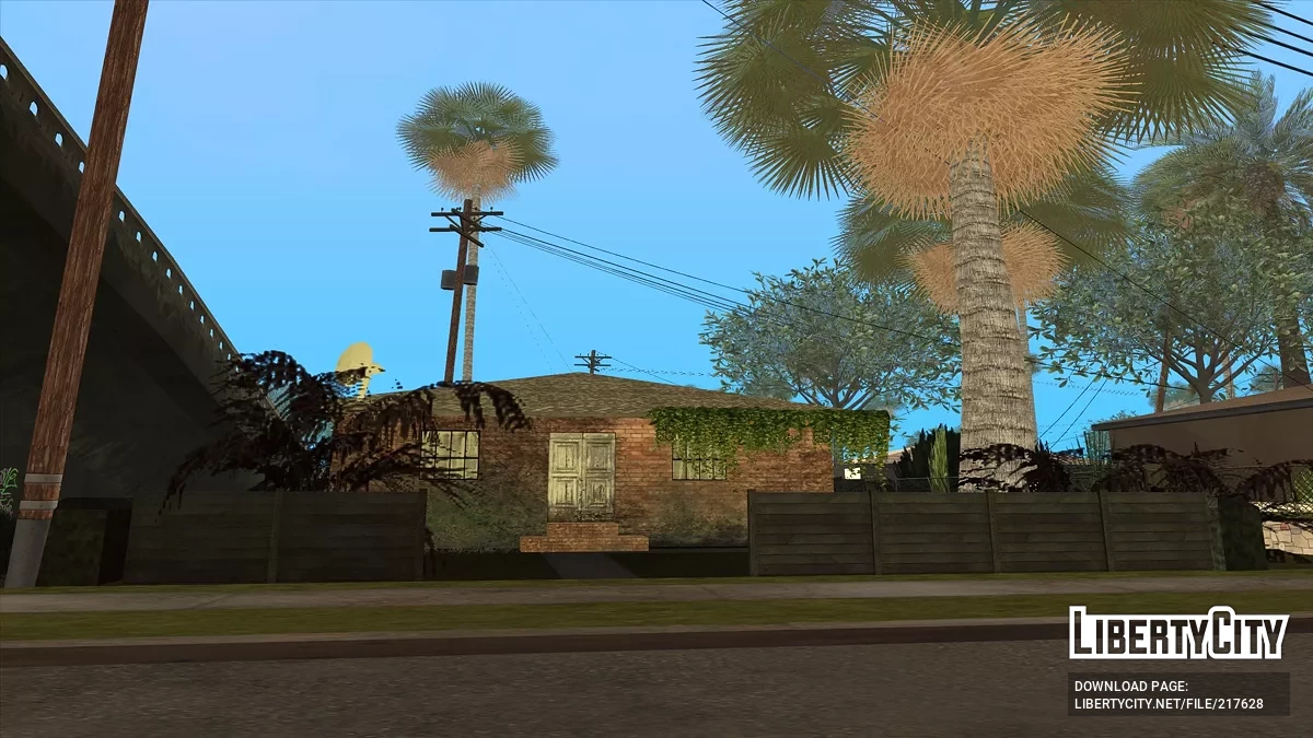 Заросший дом на Grove Street / GTA San Andreas