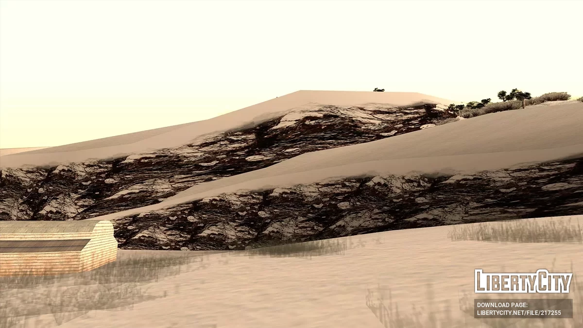 Выпал снег - Snow Andreas Mod v1.0 / GTA San Andreas