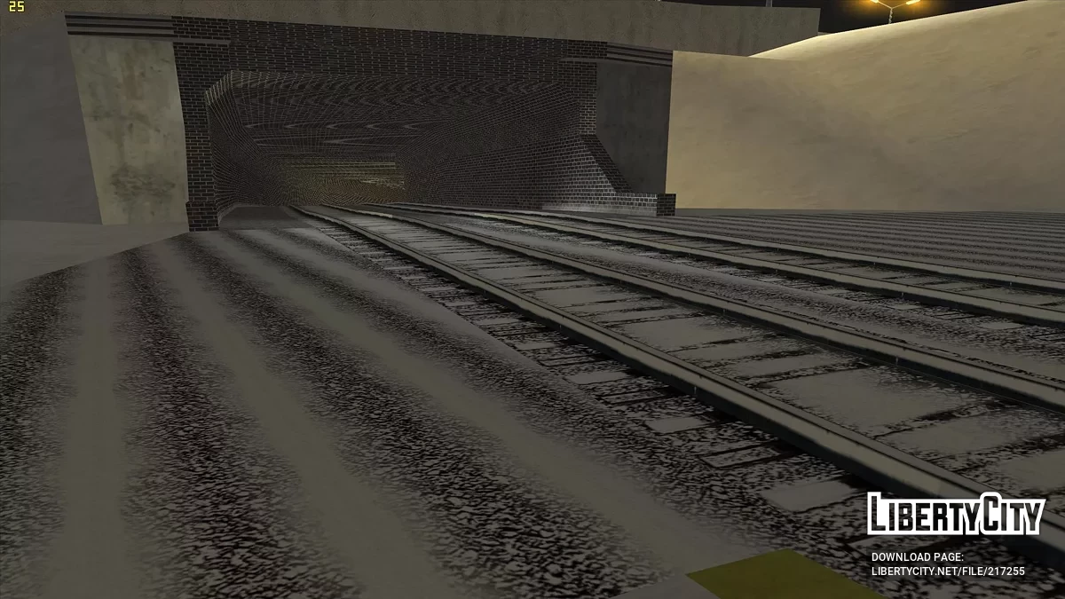 Выпал снег - Snow Andreas Mod v1.0 / GTA San Andreas