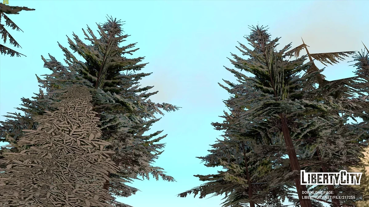 Выпал снег - Snow Andreas Mod v1.0 / GTA San Andreas
