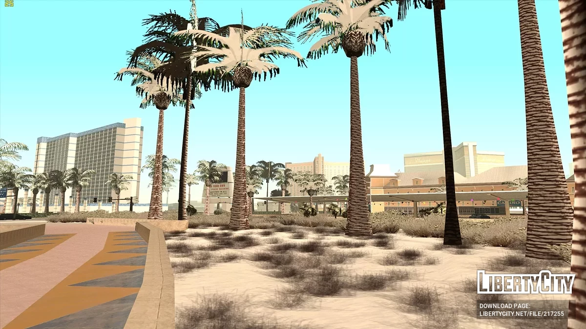 Выпал снег - Snow Andreas Mod v1.0 / GTA San Andreas