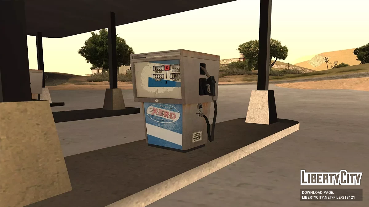 Заправки в пустыне / GTA San Andreas