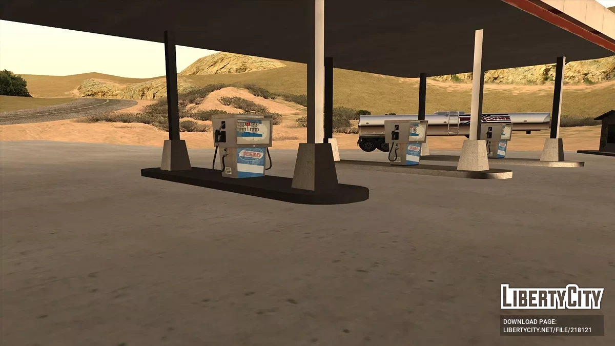 Заправки в пустыне / GTA San Andreas