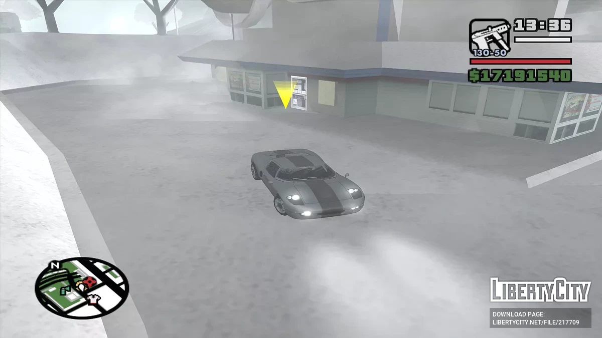 Зимние Sultan, Bullet и Turismo / GTA San Andreas