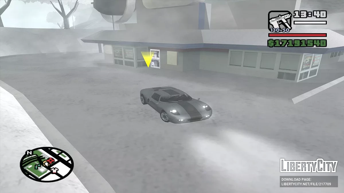 Зимние Sultan, Bullet и Turismo / GTA San Andreas