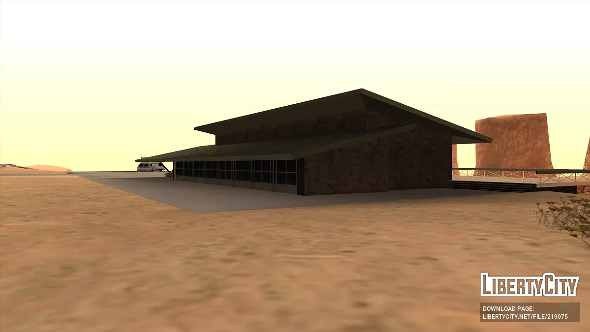 HD объекты в пустыне / GTA San Andreas