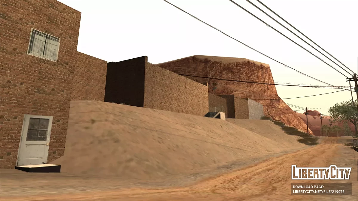 HD объекты в пустыне / GTA San Andreas