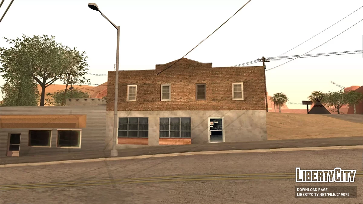 HD объекты в пустыне / GTA San Andreas