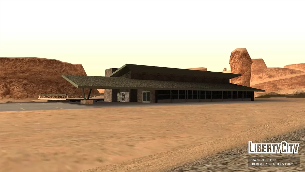 HD объекты в пустыне / GTA San Andreas