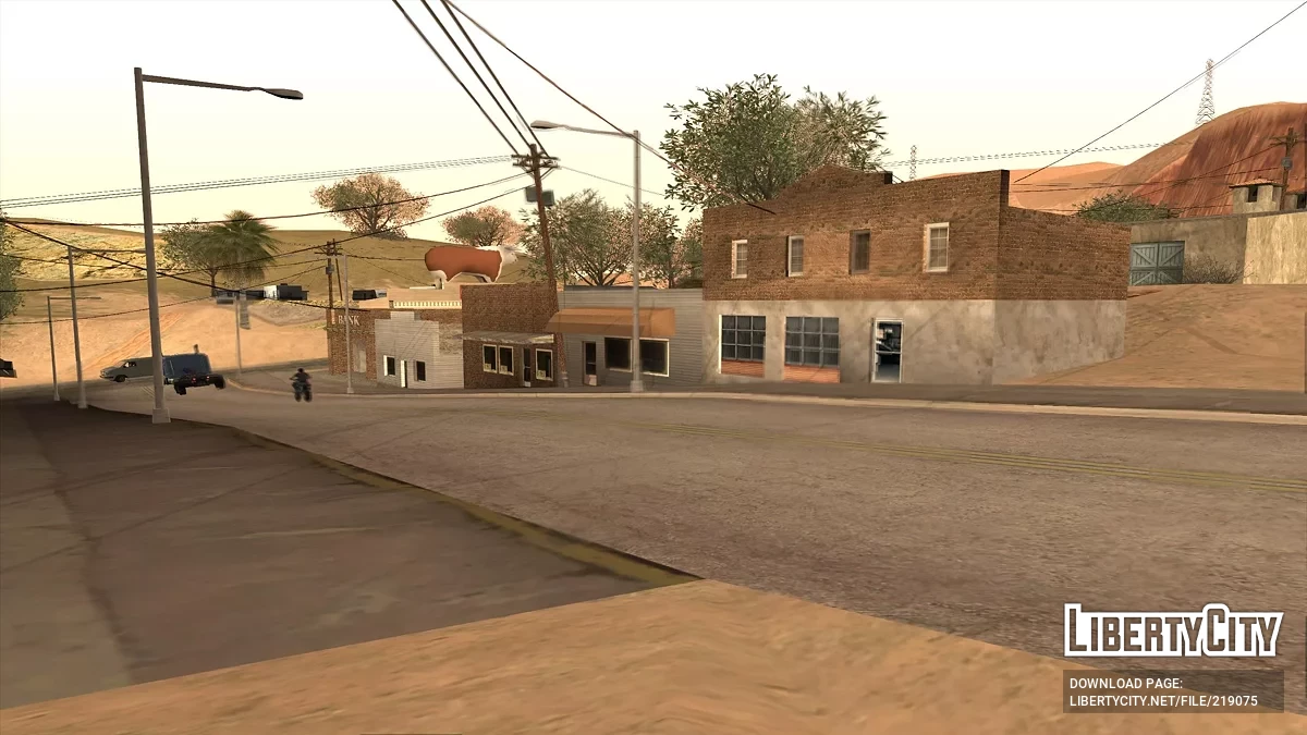 HD объекты в пустыне / GTA San Andreas