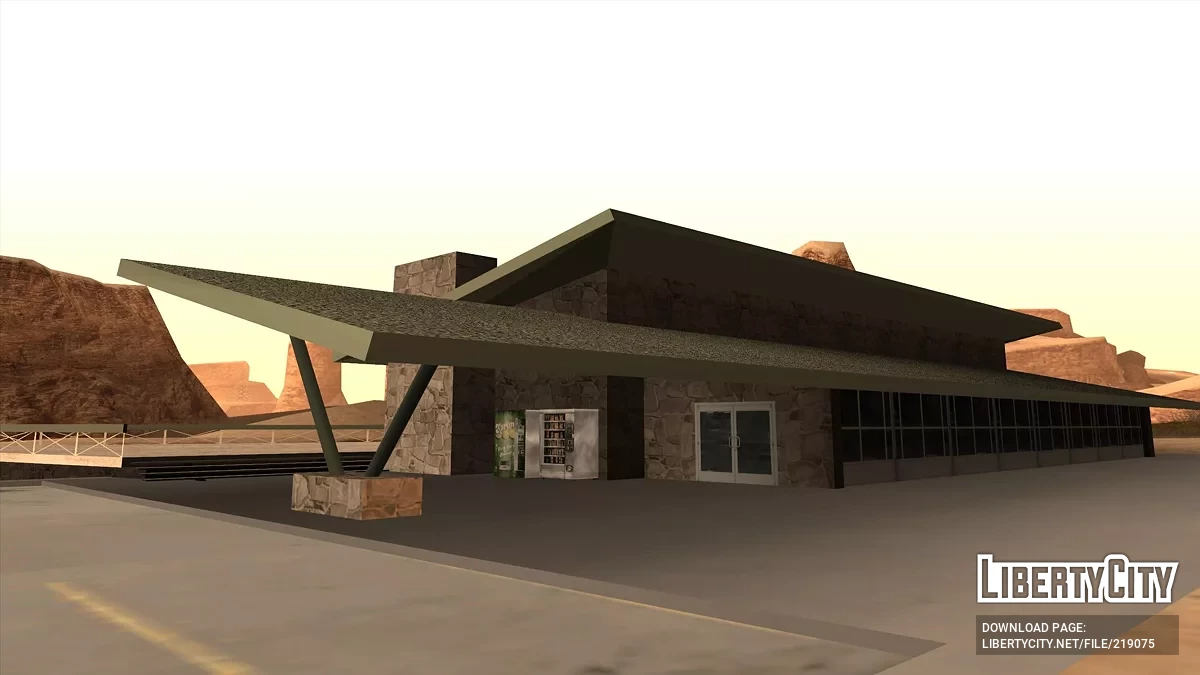 HD объекты в пустыне / GTA San Andreas