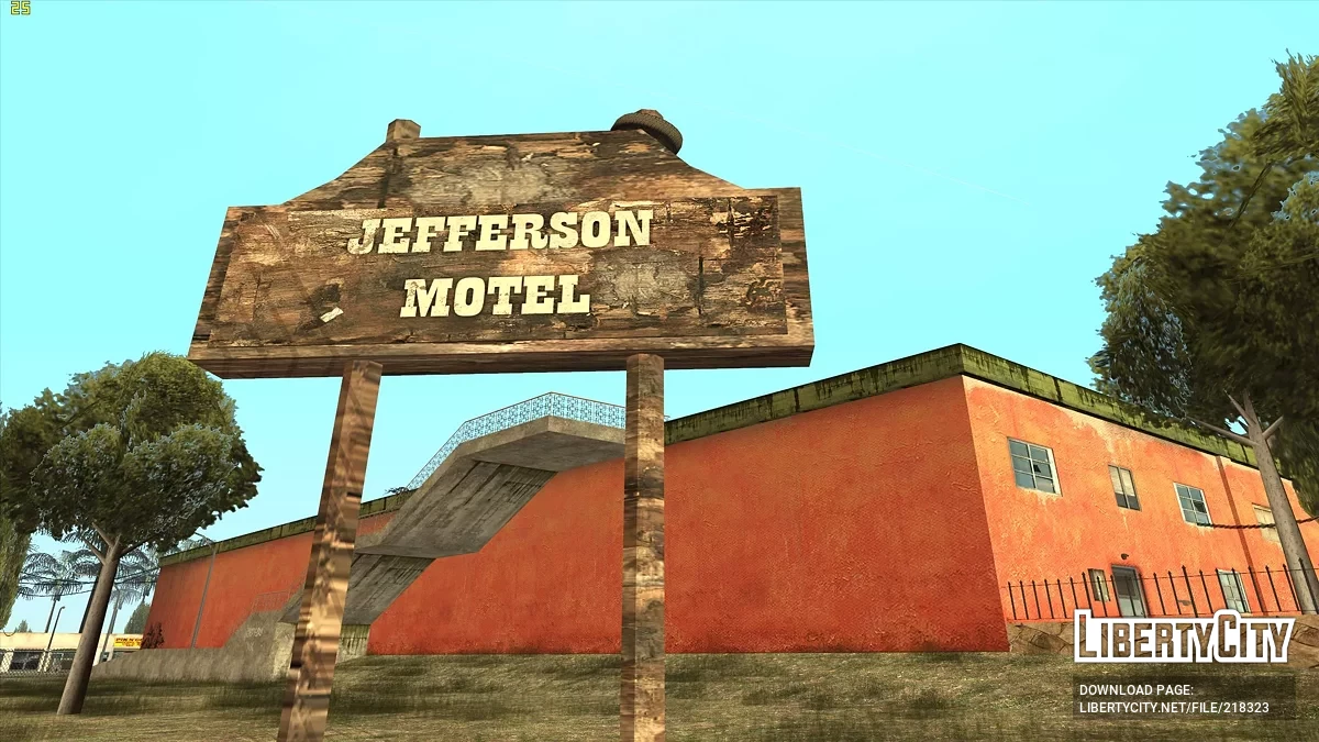 Jefferson Motel Retextured / GTA San Andreas
