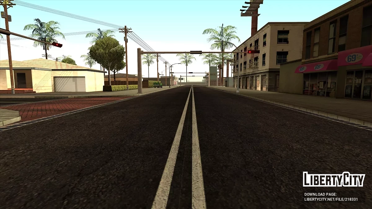 Новые дороги в Айдлвуде / GTA San Andreas