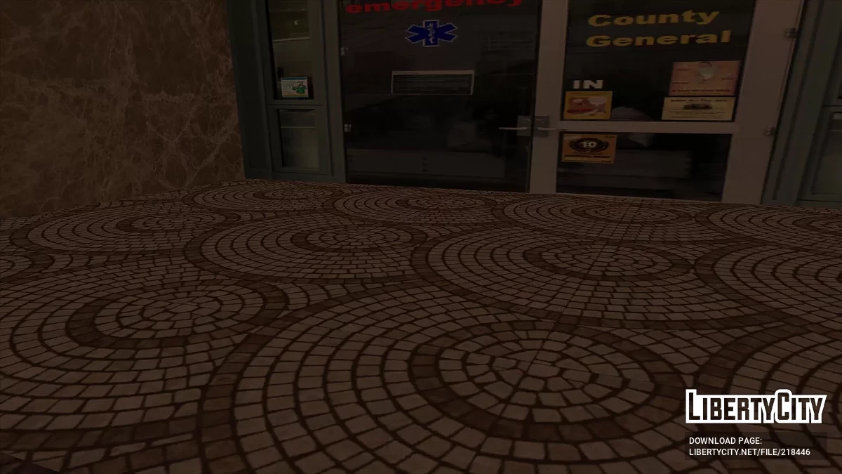 Новые текстуры госпиталя в Los Santos / GTA San Andreas