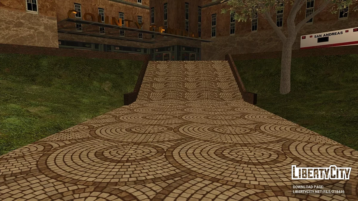 Новые текстуры госпиталя в Los Santos / GTA San Andreas