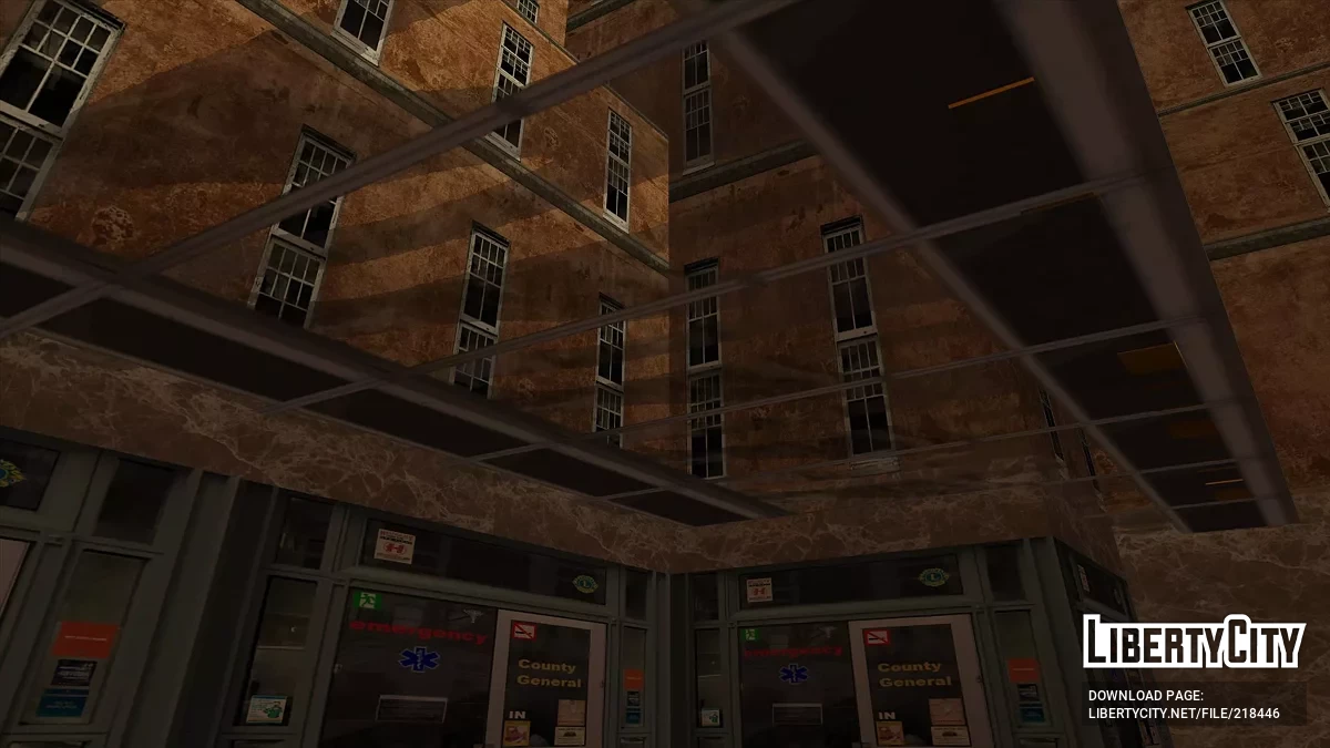 Новые текстуры госпиталя в Los Santos / GTA San Andreas