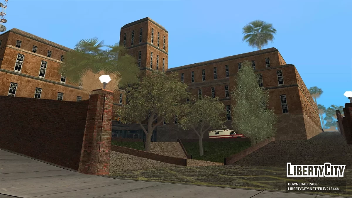 Новые текстуры госпиталя в Los Santos / GTA San Andreas