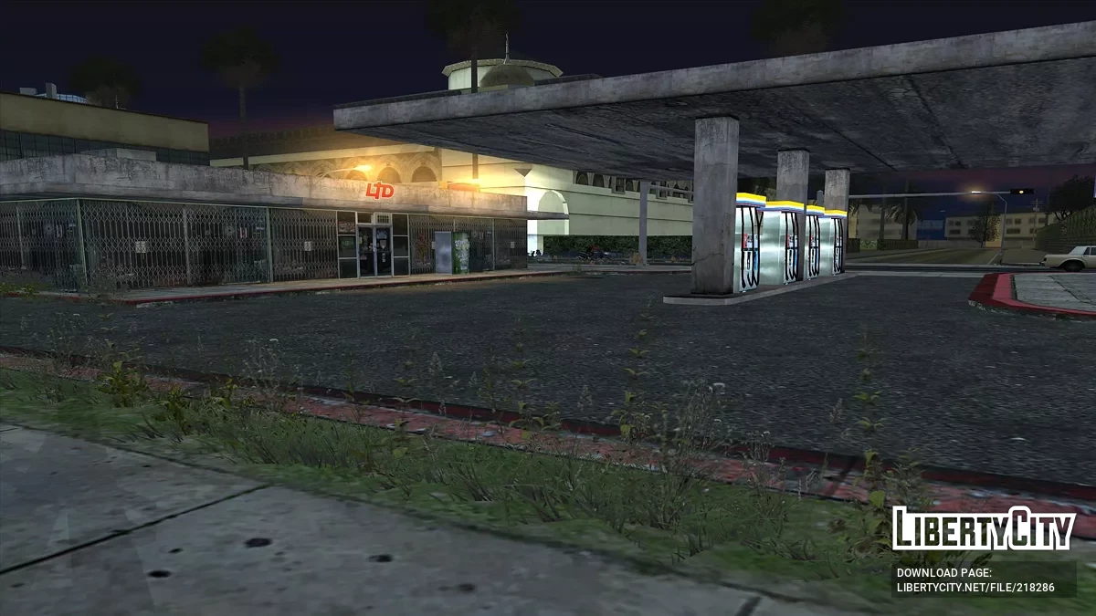Обновленная заправка в Idlewood / GTA San Andreas