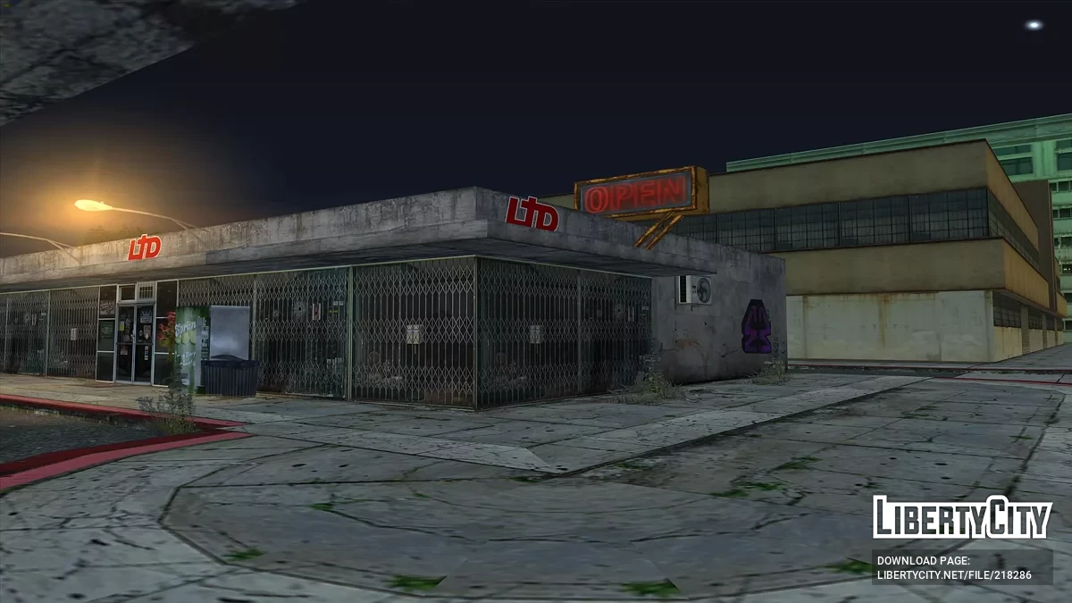 Обновленная заправка в Idlewood / GTA San Andreas