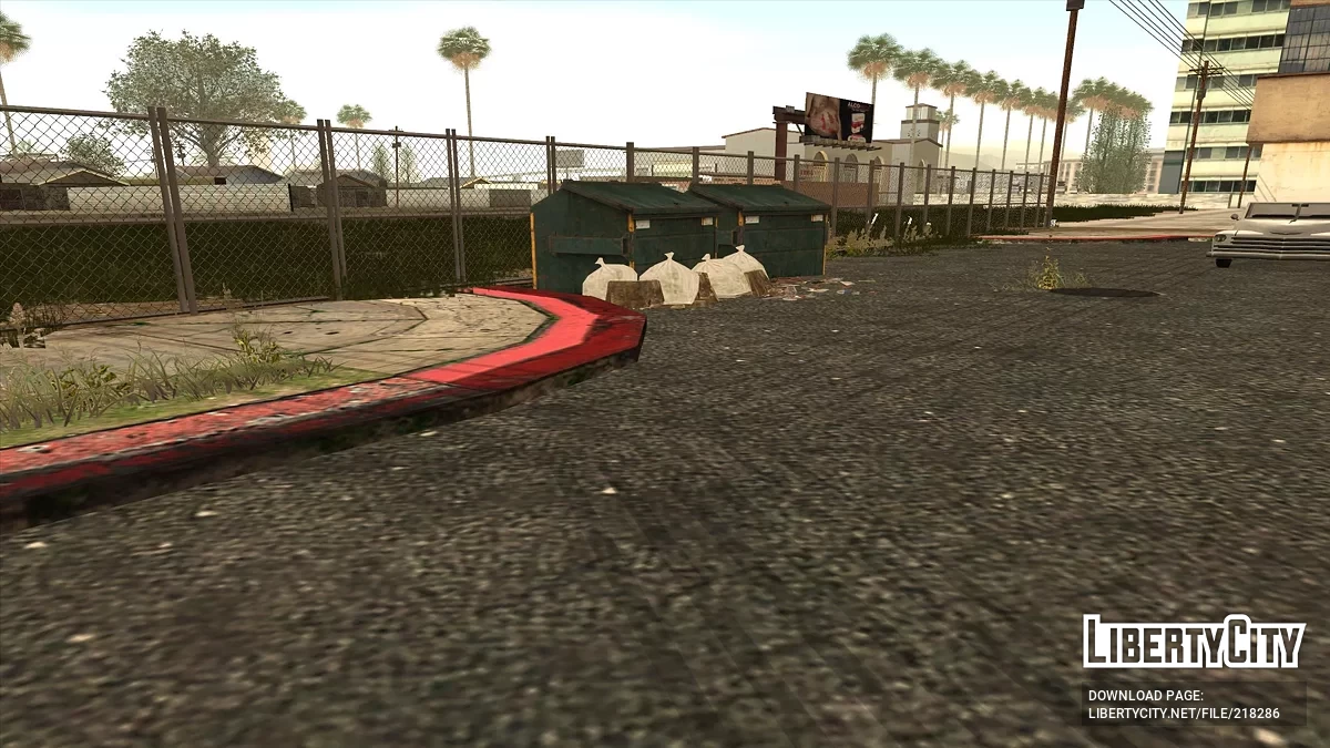 Обновленная заправка в Idlewood / GTA San Andreas
