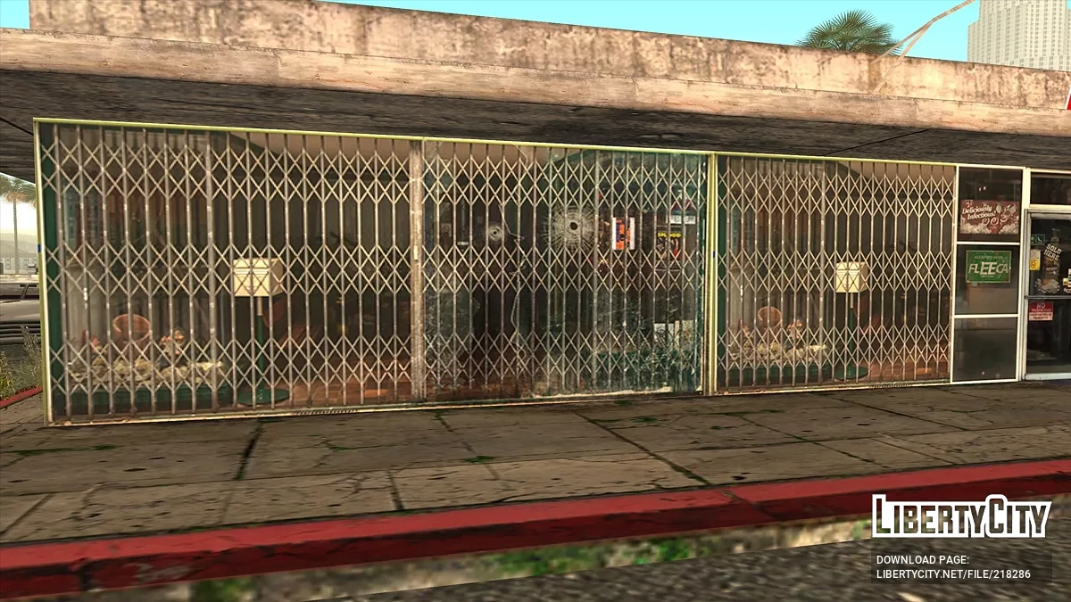 Обновленная заправка в Idlewood / GTA San Andreas