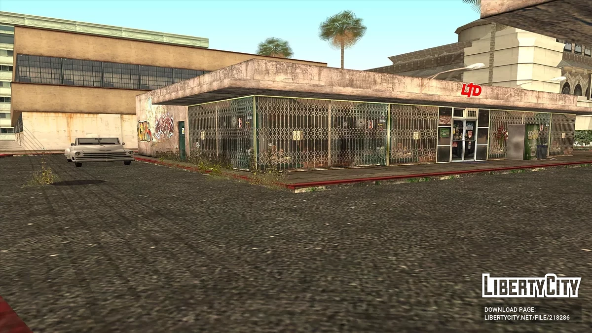Обновленная заправка в Idlewood / GTA San Andreas