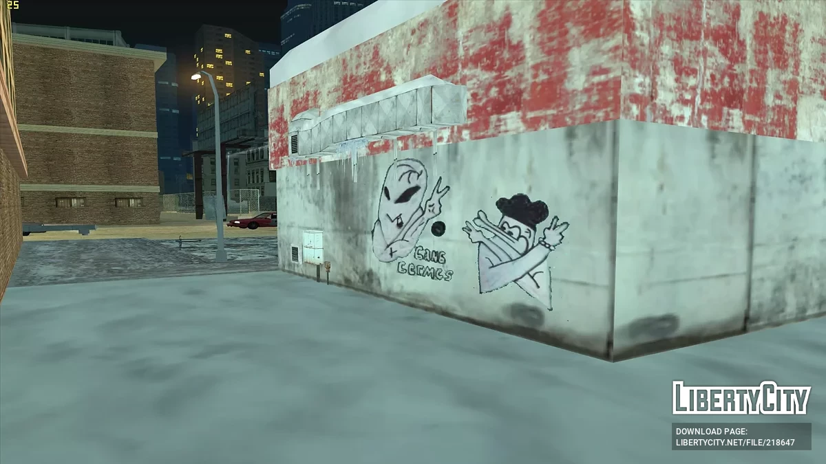 Зимний магазин 24 на 7 в Лос-Сантосе / GTA San Andreas