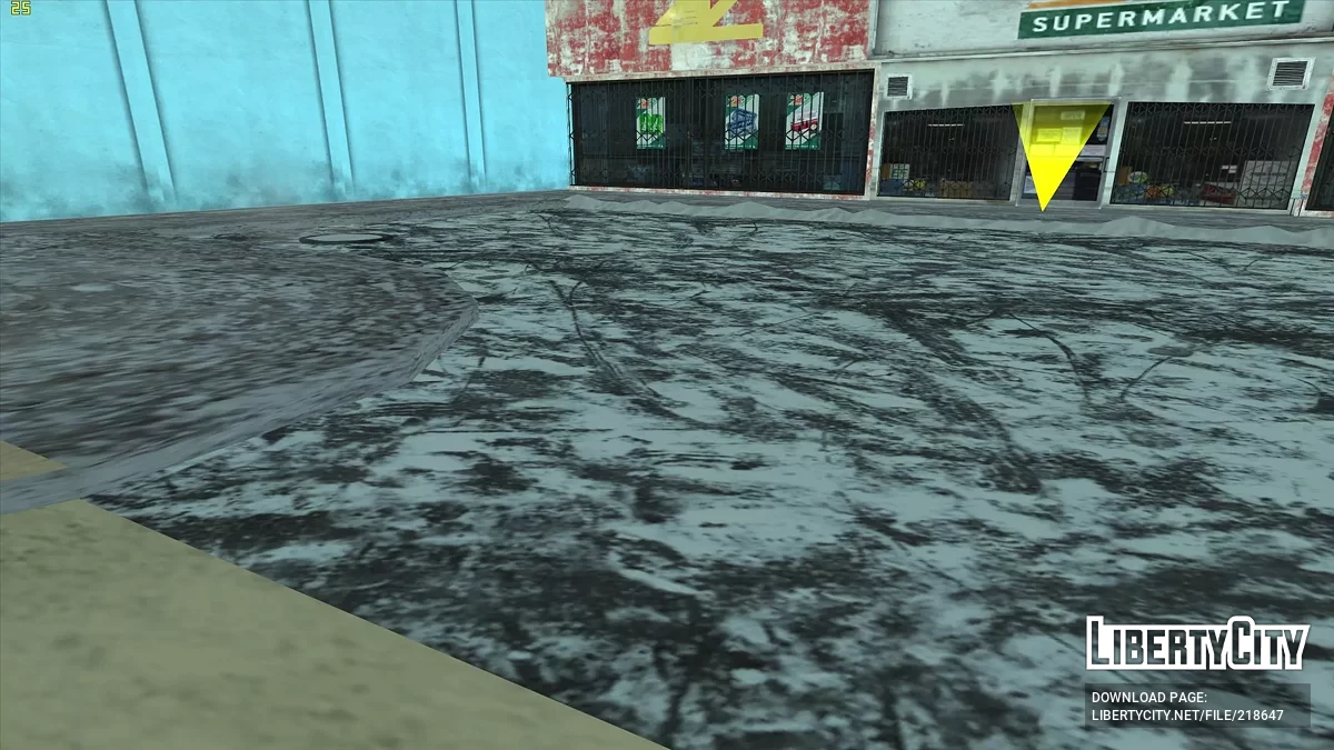 Зимний магазин 24 на 7 в Лос-Сантосе / GTA San Andreas
