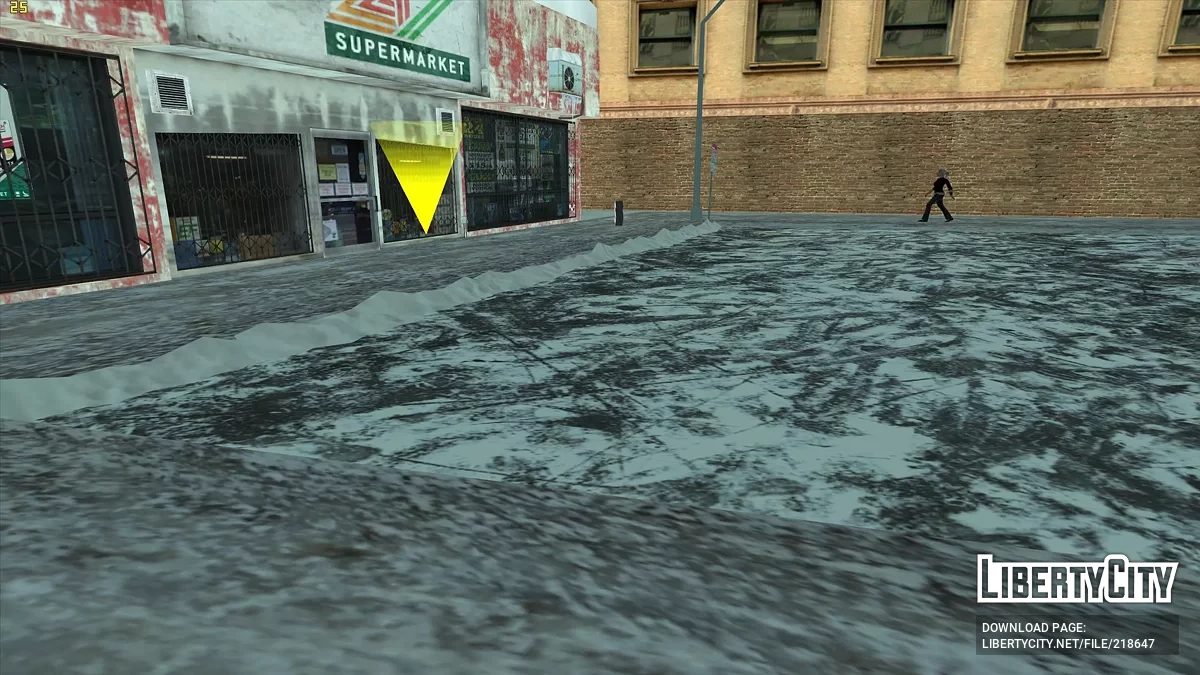 Зимний магазин 24 на 7 в Лос-Сантосе / GTA San Andreas