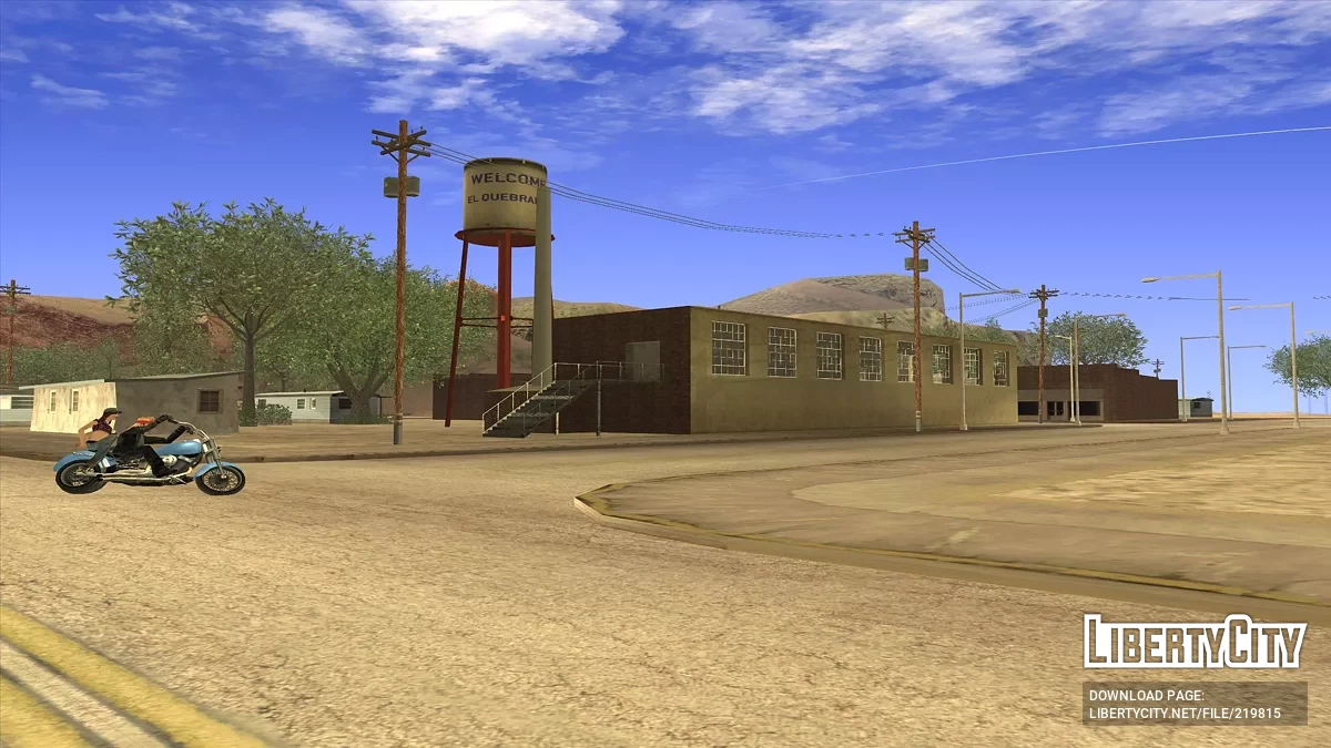 HD поселок Эль-Кебрадос / GTA San Andreas