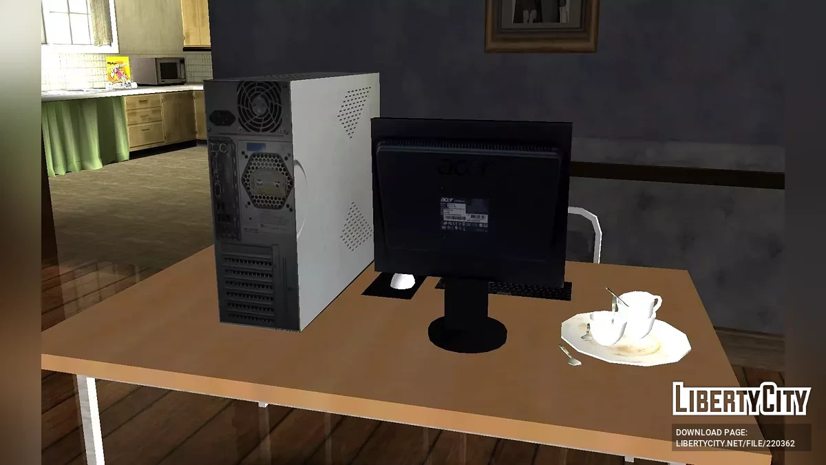 Компьютер в доме СиДжея / GTA San Andreas