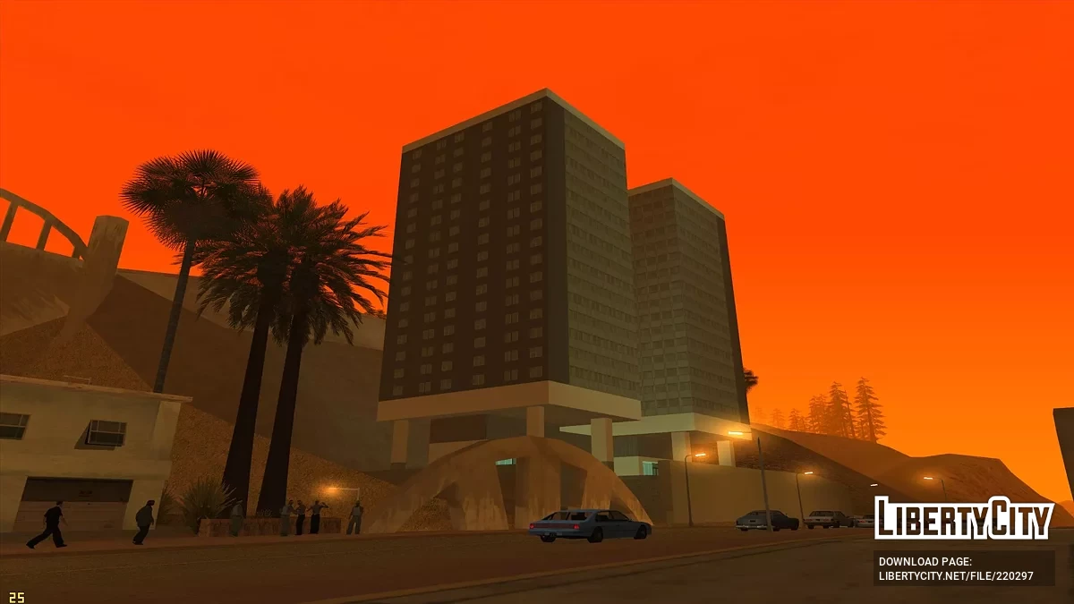 Отель на побережье в HD / GTA San Andreas