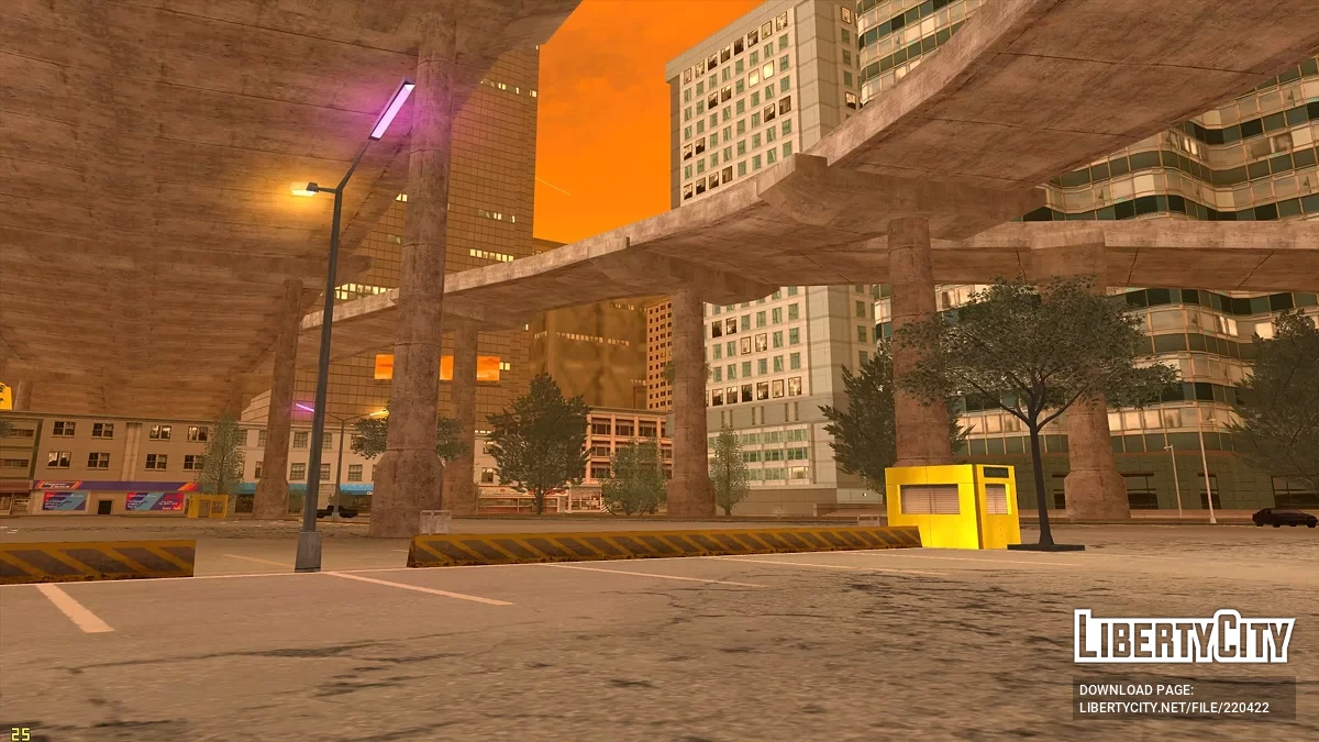 Улучшенная парковка в районе Мулхолланд / GTA San Andreas