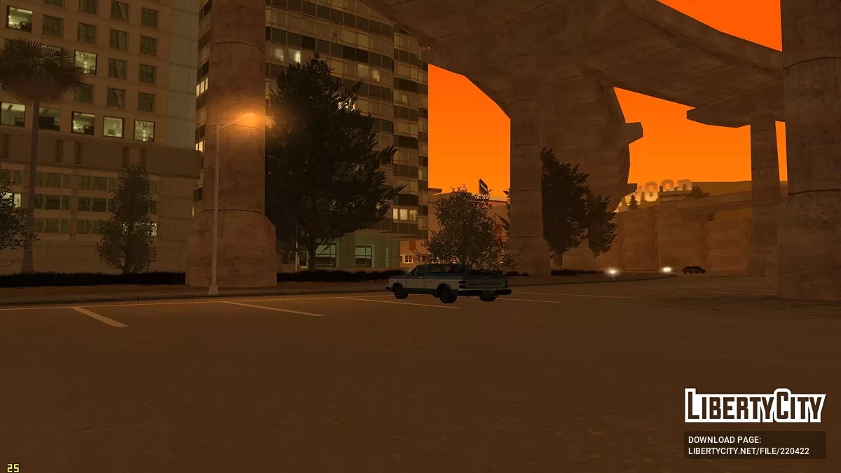 Улучшенная парковка в районе Мулхолланд / GTA San Andreas
