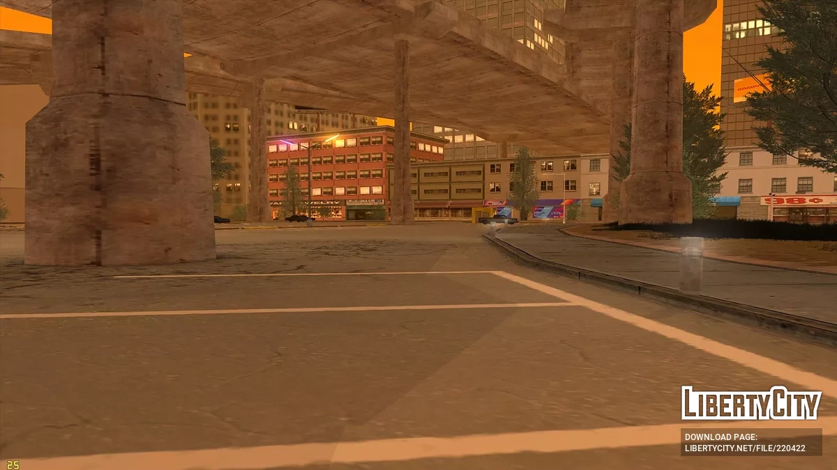 Улучшенная парковка в районе Мулхолланд / GTA San Andreas