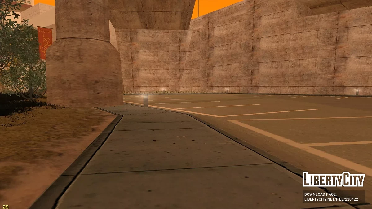 Улучшенная парковка в районе Мулхолланд / GTA San Andreas