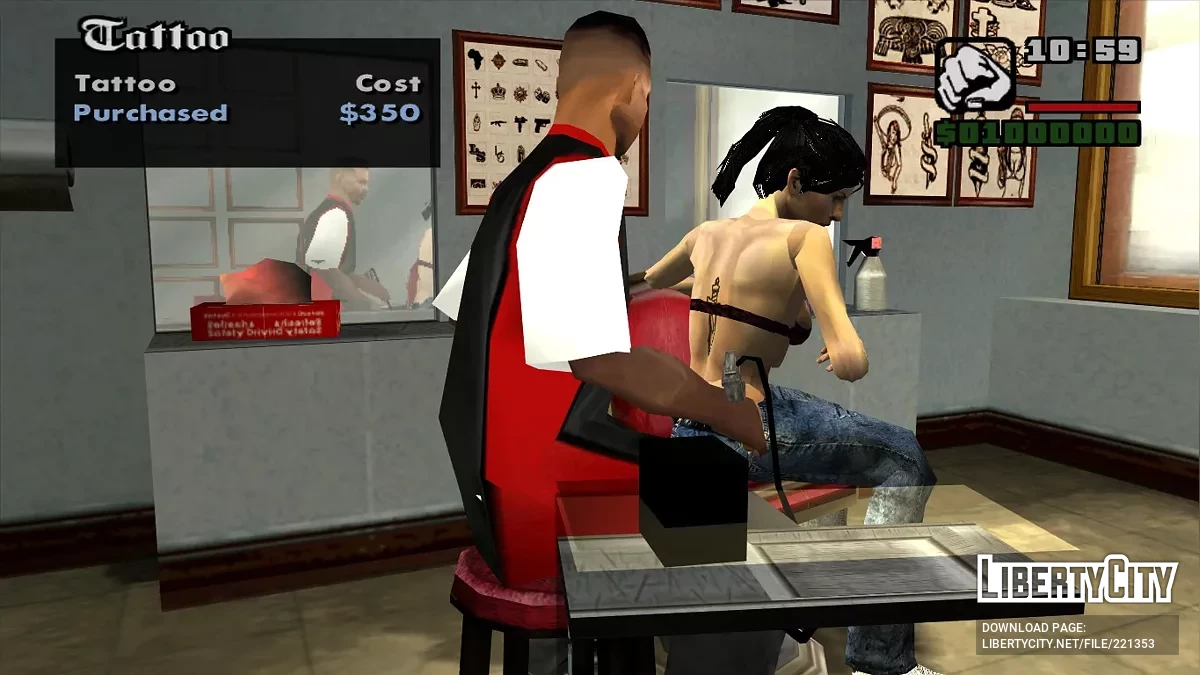 Мона Сакс вместо Сиджея / GTA San Andreas