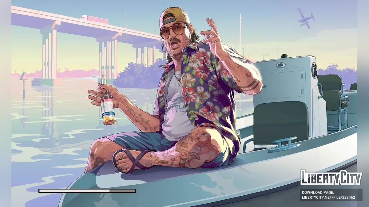 Фон Главного Меню и Загрузочные Экраны из GTA 6 / GTA San Andreas