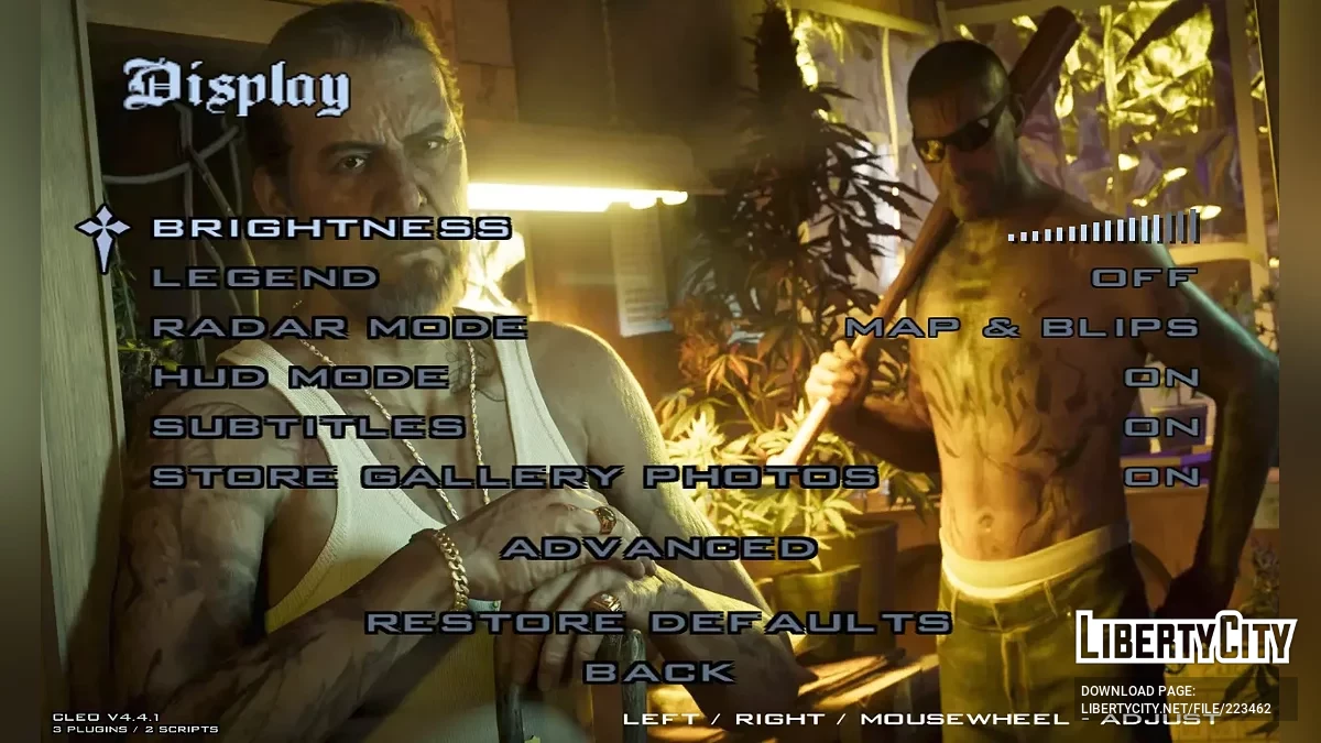Фон Главного Меню и Загрузочные Экраны из GTA 6 / GTA San Andreas